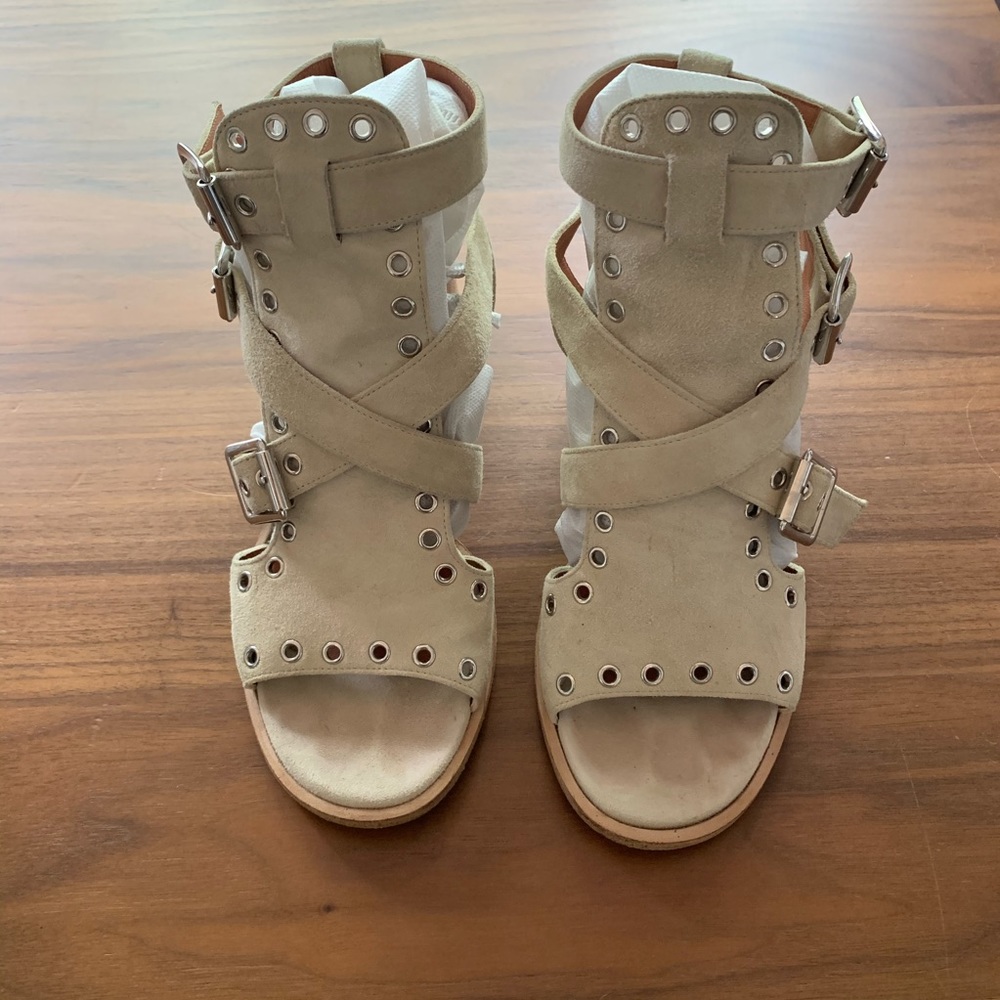 Derek Lam Java Caged Block Heel Sandal - image 1